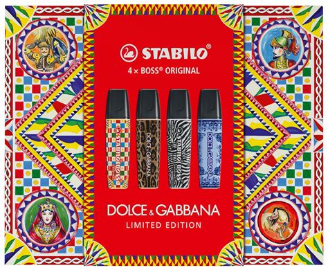 stabilo x dolce e gabbana